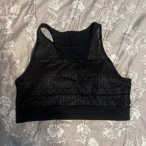 Zyia black sports bra.